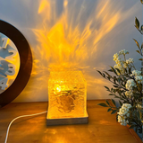 Aura - Luminária Cubo Aurora Boreal - Auxílio nos Níveis de Ansiedade