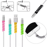 Protetor Espiral para Cabos de USB