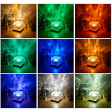 Aura - Luminária Cubo Aurora Boreal - Auxílio nos Níveis de Ansiedade