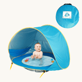 BabyPool® Barraca de Praia Portátil - Com Pisicina e Proteção UV