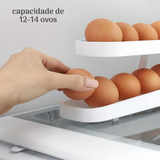 Organizador de Ovos Deslizante - [ROLAGEM AUTOMÁTICA]